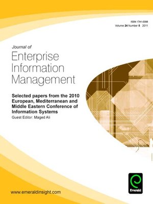 cover image of Journal of Enterprise Information Management, Volume 24, Issue 5